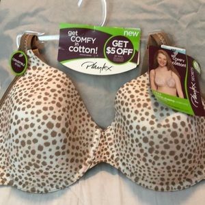 Playtex Secrets Cotton Shaping Underwire Bra.